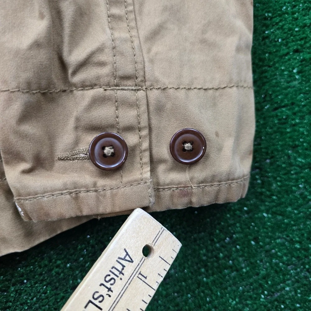 American Eagle Jacket Mens Medium Barn Coat Full Zip Utility Corduroy Collar Y2K